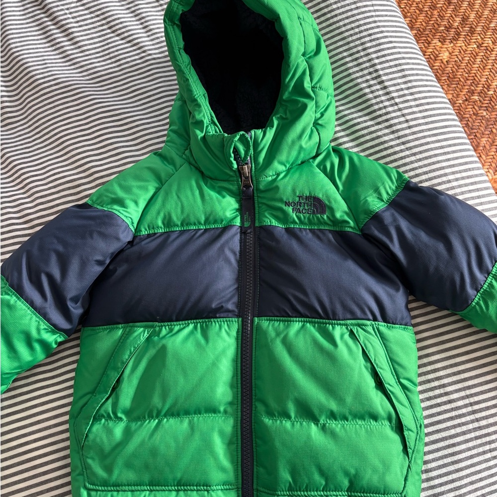 The North Face Charcoal Sherpa Fleece Hoodie - Kids